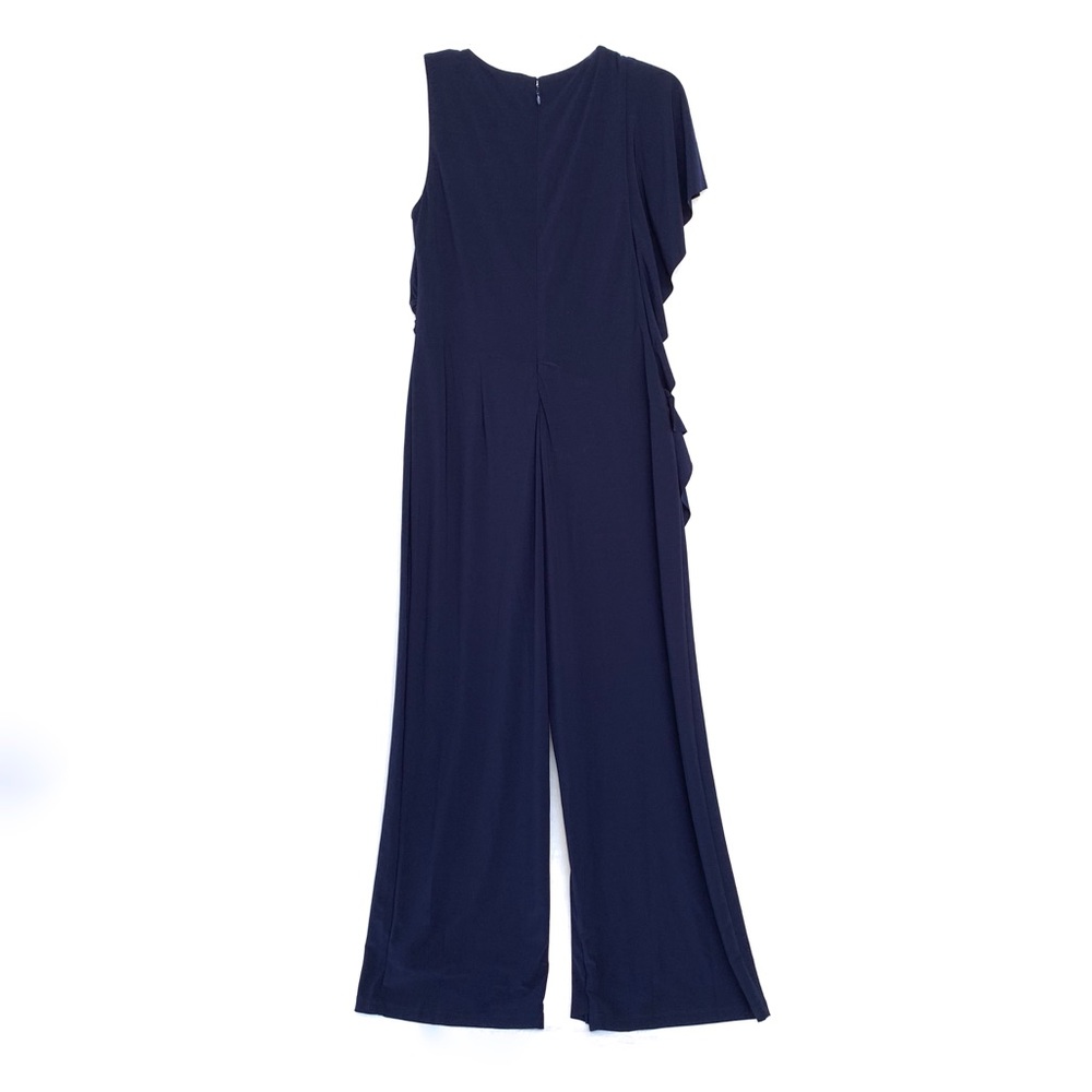 Lauren Ralph Lauren Ruffled Asymmetrical Jumpsuit - Picture 5 of 6